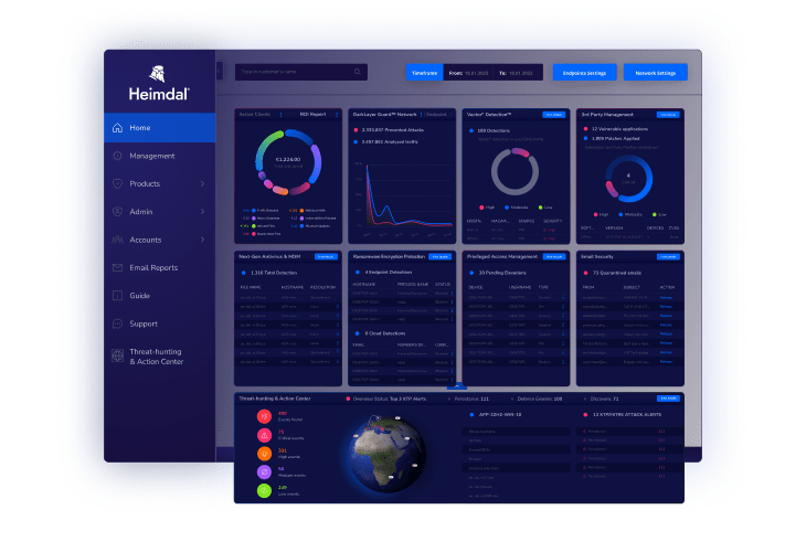 heimdal-dashbord